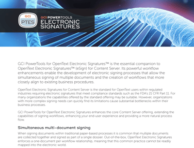 Electronic Signatures