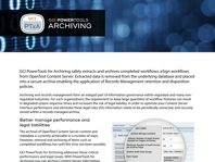 GCI Archiving