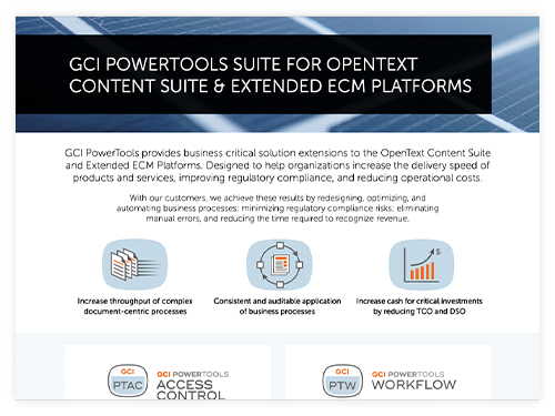 GCI PowerTools for Content Server
